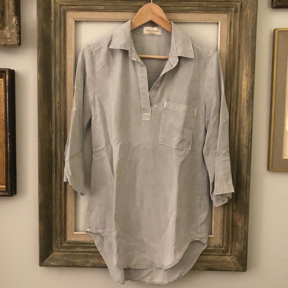 Cloth & Stone TENCEL Pull-Over Blouse
